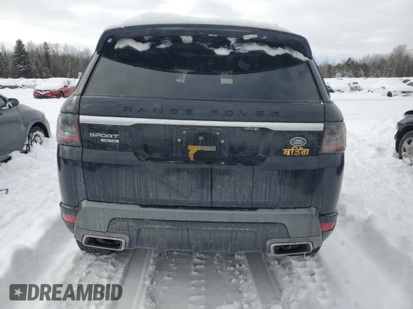 2018 Land Rover Range Rover Sport HSE with VIN SALWR2RK2JA194888, listed as a Copart auction lot 43160305 with 106,260 mi miles and Salvage title. Bid and sale history available at DreamBid. Image 6.