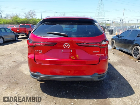 2024 Mazda CX-90 3.3 Turbo Preferred with VIN JM3KKBHD0R1136066, listed as a IAAI auction lot 41984863 with 11,900 mi miles. Bid and sale history available at carsss.com. Image 16.