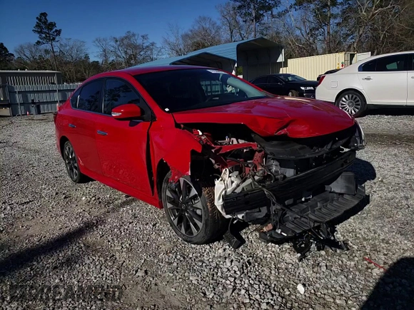 2017 Nissan Sentra SR with VIN 3N1AB7AP6HY260068, listed as a Copart auction lot 47609675 with 73,911 mi miles and Salvage Title. Bid and sale history available at DreamBid. Image 10.