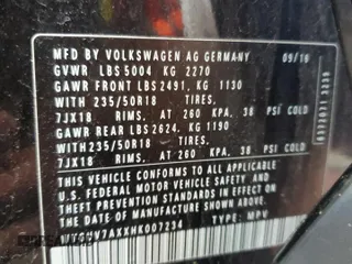 2017 Volkswagen Tiguan Sport z VIN WVGUV7AXXHK007234, wystawiony jako Copart lot #60206065 z przebiegiem 133 316 mil mil oraz Szkoda całkowita • Salvage title. Historia ofert i sprzedaży dostępna na DreamBid. Obrazek 14.