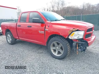 2018 Ram 1500 Tradesman with VIN 1C6RR7FTXJS103625, listed as a IAAI auction lot 41951198 with 175,047 mi miles and . Bid and sale history available at DreamBid. Image 1.