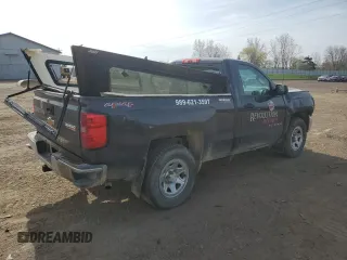 2014 Chevrolet Silverado 1500 Work Truck with VIN 1GCNKPEH9EZ174417, listed as a Copart auction lot 54237685 with Not Provided miles and Salvage Title. Bid and sale history available at DreamBid. Image 3.