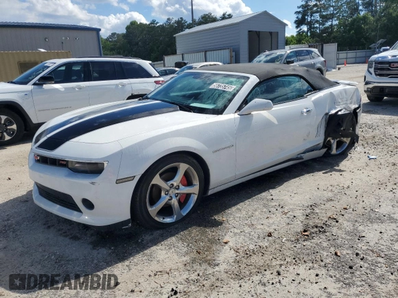 2015 Chevrolet Camaro LT z VIN 2G1FF3D30F9270741, wystawiony jako Copart lot #56735745 z przebiegiem 95 354 mil mil oraz Czysty tytuł • Clean title. Historia ofert i sprzedaży dostępna na DreamBid. Obrazek 1.