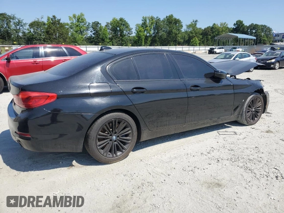 2018 BMW 5 Series 530e with VIN WBAJA9C5XJB249695, listed as a Copart auction lot 61974345 with Not provided miles and Clean title. Bid and sale history available at DreamBid. Image 3.