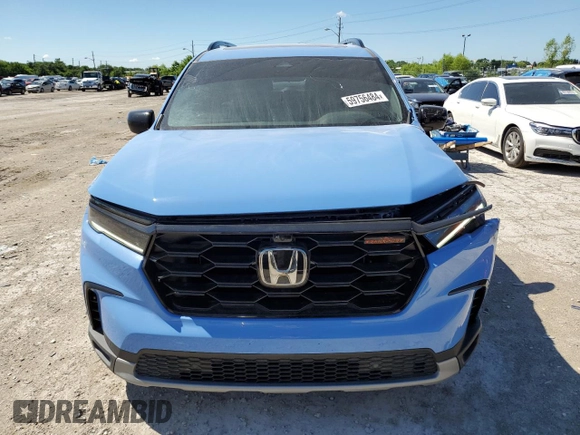 2023 Honda Pilot TrailSport with VIN 5FNYG1H64PB054670, listed as a Copart auction lot 59756484 with 14,132 mi miles and Salvage Title. Bid and sale history available at carsss.com. Image 5.