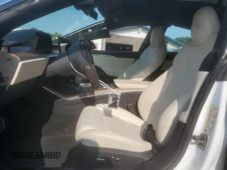2021 Tesla Model S Long Range with VIN 5YJSA1E58MF440345, listed as a Copart auction lot 60188245 with Not provided miles and Salvage title. Bid and sale history available at DreamBid. Image 7.