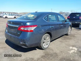 2013 Nissan Sentra SV with VIN 3N1AB7AP7DL619824, listed as a IAAI auction lot 41909137 with 98,357 mi miles. Bid and sale history available at carsss.com. Image 4.