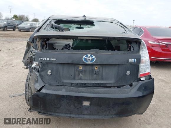 2011 Toyota Prius I with VIN JTDKN3DU4B5305208, listed as a IAAI auction lot 41577276 with 168,473 mi miles. Bid and sale history available at carsss.com. Image 16.