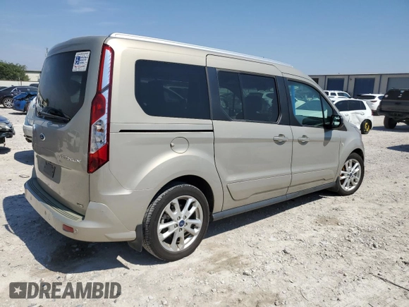 2015 Ford Transit Connect Wagon Titanium with VIN NM0GE9G72F1189290, listed as a Copart auction lot 66922094 with 73,660 mi miles and Salvage Title. Bid and sale history available at carsss.com. Image 3.