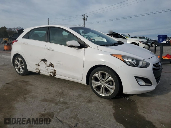 2014 Hyundai Elantra GT with VIN KMHD35LHXEU222967, listed as a Copart auction lot 79208114 with 106,067 mi miles and Salvage Title. Bid and sale history available at carsss.com. Image 4.