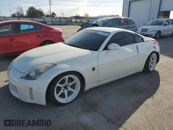 2007 Nissan 350Z Touring with VIN JN1BZ34D37M500690, listed as a Copart auction lot 53740525 with 107,393 mi miles and Salvage Title. Bid and sale history available at carsss.com. Image 1.