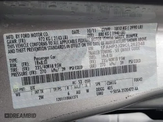 2012 Ford Focus Titanium with VIN 1FAHP3J29CL262348, listed as a IAAI auction lot 41812310 with 81,645 mi miles. Bid and sale history available at carsss.com. Image 9.