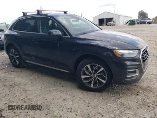 2021 Audi Q5 Premium with VIN WA1AAAFY7M2033344, listed as a Copart auction lot 61964115 with 78,534 mi miles and Salvage title. Bid and sale history available at DreamBid. Image 4.