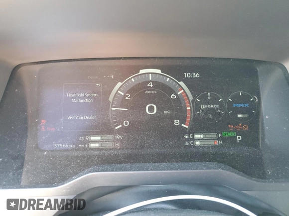 2022 Toyota Tundra Capstone Hybrid with VIN 5TFVC5DB1NX010962, listed as a Copart auction lot 50630705 with 37,566 mi miles and Salvage title. Bid and sale history available at DreamBid. Image 9.