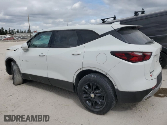 2021 Chevrolet Blazer LT with VIN 3GNKBCRS7MS578241, listed as a Copart auction lot 58149005 with 38,283 mi miles and Non repairable. Bid and sale history available at DreamBid. Image 2.