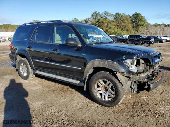 2006 Toyota Sequoia SR5 with VIN 5TDZT34A36S283129, listed as a Copart auction lot 86210744 with 307,960 mi miles and Salvage Title. Bid and sale history available at carsss.com. Image 4.