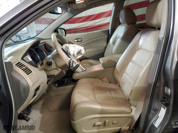 2012 Nissan Murano LE with VIN JN8AZ1MW0CW218749, listed as a Copart auction lot 88543305 with 106,707 mi miles and Salvage Title. Bid and sale history available at carsss.com. Image 7.