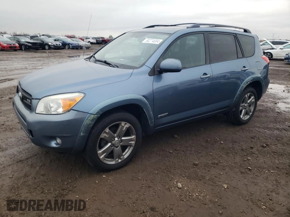 2008 Toyota RAV4 Sport with VIN JTMZK32V086015540, listed as a Copart auction lot 80274004 with 155,270 mi miles and Clean title. Bid and sale history available at DreamBid. Image 1.