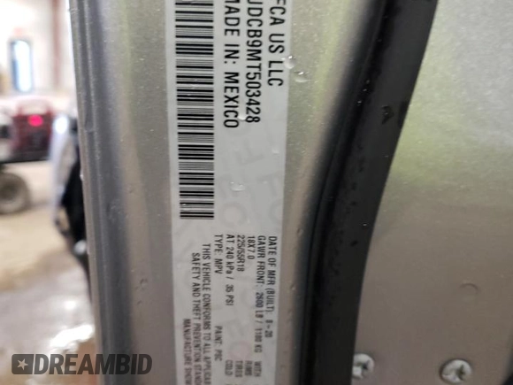 2021 Jeep Compass Limited with VIN 3C4NJDCB9MT503428, listed as a Copart auction lot 83230484 with 58,903 mi miles and Non Repairable. Bid and sale history available at DreamBid. Image 13.