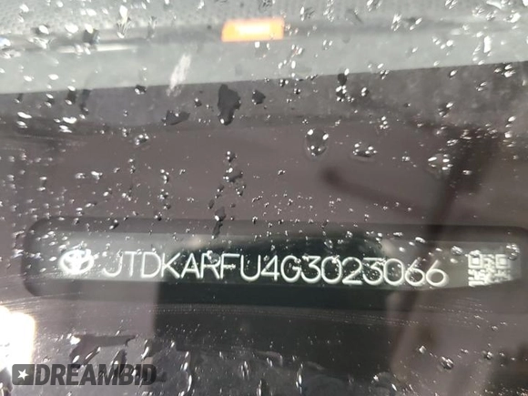 2016 Toyota Prius Four with VIN JTDKARFU4G3023066, listed as a Copart auction lot 54852395 with 127,422 mi miles and Non Repairable. Bid and sale history available at carsss.com. Image 13.