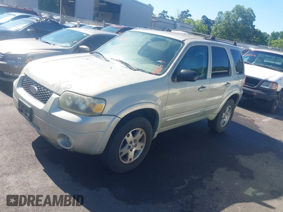 2005 Ford Escape Limited with VIN 1FMYU04135KA96157, listed as a IAAI auction lot 42339869 with 202,712 mi miles and . Bid and sale history available at DreamBid. Image 2.
