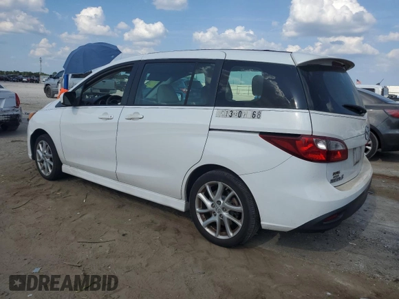 2012 Mazda 5 Touring with VIN JM1CW2CL1C0111528, listed as a Copart auction lot 57982005 with 168,480 mi miles and Salvage title. Bid and sale history available at DreamBid. Image 2.
