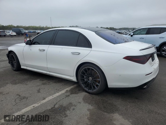 2024 Mercedes-Benz S 580 с VIN W1K6G7GB9RA306312, выставлен на аукционе Copart как лот 55761695 с пробегом 5 461 миль миль и Списание • Salvage title. История ставок и продаж доступна на DreamBid. Изображение 2.