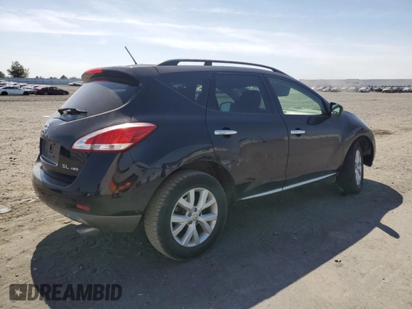 2012 Nissan Murano SV with VIN JN8AZ1MW4CW234808, listed as a Copart auction lot 54537125 with 143,570 mi miles and Salvage Title. Bid and sale history available at carsss.com. Image 3.