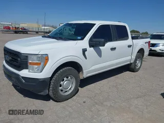 2022 Ford F-150 XL with VIN 1FTFW1E53NFA27670, listed as a IAAI auction lot 41976233 with 116,691 mi miles. Bid and sale history available at carsss.com. Image 17.