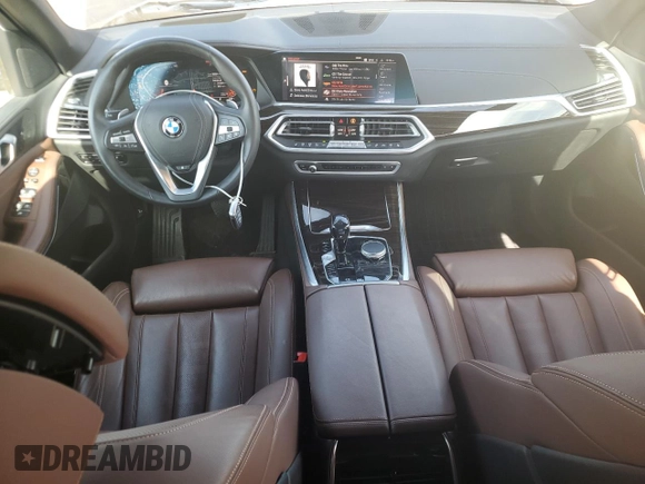 2020 BMW X5 xDrive40i with VIN 5UXCR6C08LLL83222, listed as a Copart auction lot 58377955 with 38,854 mi miles and Salvage title. Bid and sale history available at DreamBid. Image 8.