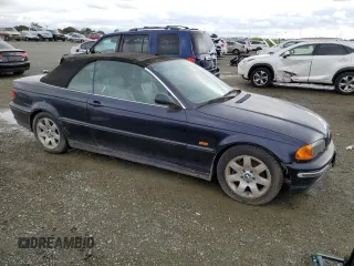 2001 BMW 3 Series 325Ci with VIN WBABS33471JY55113, listed as a Copart auction lot 78753424 with 183,793 mi miles and Clean Title. Bid and sale history available at carsss.com. Image 4.