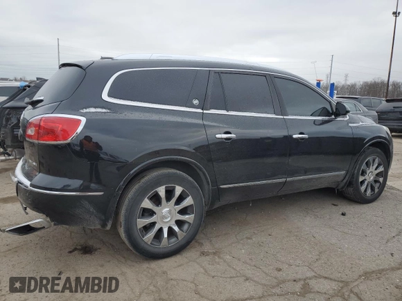 2017 Buick Enclave Leather with VIN 5GAKRBKD5HJ340245, listed as a Copart auction lot 41649255 with 110,383 mi miles and Salvage Title. Bid and sale history available at DreamBid. Image 3.