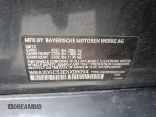 2014 BMW 3 Series 328d xDrive with VIN WBA3D5C53EKX96094, listed as a Copart auction lot 45795245 with 167,642 mi miles and Salvage Title. Bid and sale history available at carsss.com. Image 12.