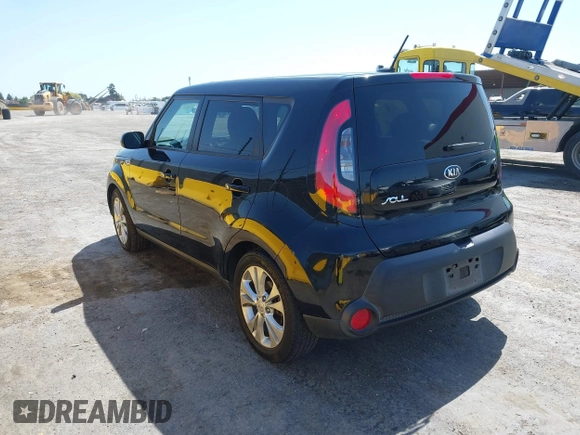 2015 Kia Soul + with VIN KNDJP3A51F7175417, listed as a IAAI auction lot 41996688 with 179,192 mi miles. Bid and sale history available at carsss.com. Image 3.