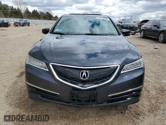 2016 Acura TLX V6 with VIN 19UUB2F38GA006594, listed as a Copart auction lot 53079665 with 133,666 mi miles and Salvage title. Bid and sale history available at DreamBid. Image 5.
