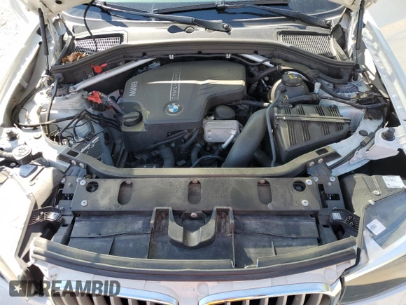 2017 BMW X3 sDrive28i with VIN 5UXWZ7C50H0U45400, listed as a Copart auction lot 53637115 with 86,555 mi miles and Salvage Title. Bid and sale history available at DreamBid. Image 12.