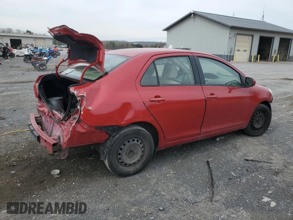 2009 Toyota Yaris with VIN JTDBT903091298264, listed as a Copart auction lot 50468965 with 187,199 mi miles and Salvage Title. Bid and sale history available at carsss.com. Image 3.