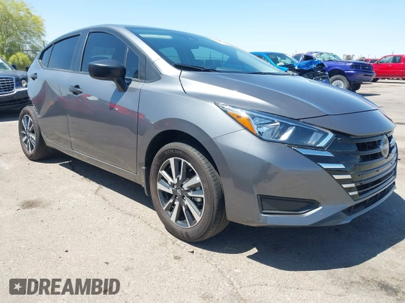 2024 Nissan Versa S with VIN 3N1CN8DV7RL930709, listed as a IAAI auction lot 41958565 with 2,501 mi miles and . Bid and sale history available at DreamBid. Image 1.