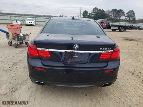 2013 BMW 7 Series 740Li with VIN WBAYE4C52DD136774, listed as a Copart auction lot 44769695 with 199,964 mi miles and Clean Title. Bid and sale history available at carsss.com. Image 6.