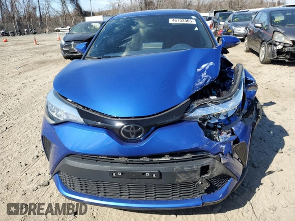 2022 Toyota C-HR XLE with VIN NMTKHMBX6NR141726, listed as a Copart auction lot 46753965 with 40,741 mi miles and Salvage Title. Bid and sale history available at carsss.com. Image 5.