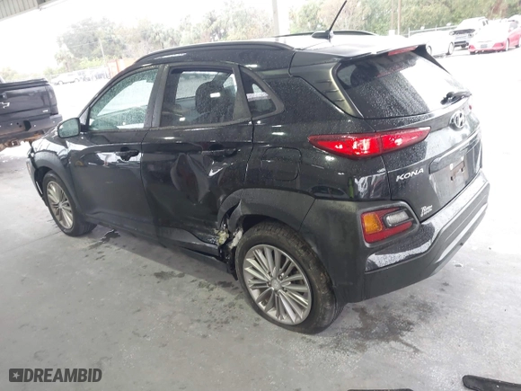 2018 Hyundai Kona SEL with VIN KM8K22AA0JU099415, listed as a IAAI auction lot 41396179 with 28,331 mi miles. Bid and sale history available at carsss.com. Image 3.