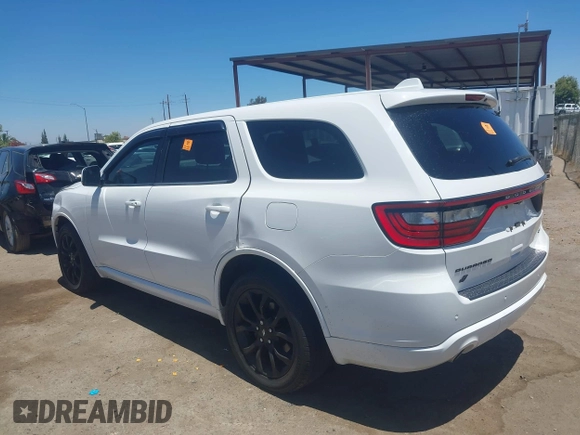 2019 Dodge Durango GT with VIN 1C4RDJDGXKC561025, listed as a IAAI auction lot 42549454 with 35,707 mi miles and . Bid and sale history available at DreamBid. Image 3.