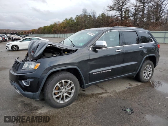 2015 Jeep Grand Cherokee Limited with VIN 1C4RJFBG6FC136626, listed as a Copart auction lot 84687344 with 128,987 mi miles and Salvage Title. Bid and sale history available at carsss.com. Image 1.