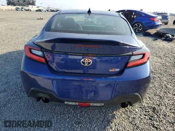 2023 Toyota GR86 Premium with VIN JF1ZNBF16P8758995, listed as a Copart auction lot 46446225 with 8,408 mi miles and Salvage Title. Bid and sale history available at carsss.com. Image 6.