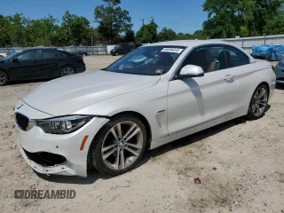 2019 BMW 4 Series 430i z VIN WBA4Z1C55KEE44632, wystawiony jako Copart lot #59084645 z przebiegiem 27 358 mil mil oraz Szkoda całkowita • Salvage title. Historia ofert i sprzedaży dostępna na DreamBid. Obrazek 1.