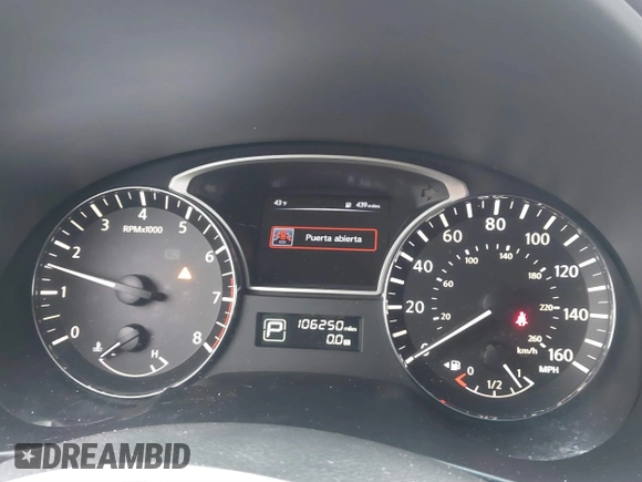 2015 Nissan Altima 2.5 SL with VIN 1N4AL3AP6FN394212, listed as a IAAI auction lot 41549180 with 106,250 mi miles. Bid and sale history available at carsss.com. Image 7.