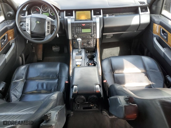 2008 Land Rover Range Rover Sport HSE with VIN SALSK25438A169549, listed as a Copart auction lot 46466045 with 158,424 mi miles and Salvage Title. Bid and sale history available at carsss.com. Image 8.