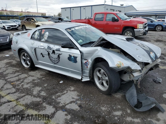 2001 Ford Mustang GT Deluxe с VIN 1FAFP42X51F228359, выставлен на аукционе Copart как лот 55808615 с пробегом 192 689 миль миль и Списание • Salvage title. История ставок и продаж доступна на DreamBid. Изображение 4.