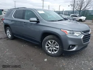 2019 Chevrolet Traverse LT Cloth with VIN 1GNEVGKW2KJ306980, listed as a IAAI auction lot 41718999 with 59,315 mi miles. Bid and sale history available at carsss.com. Image 1.