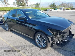 2017 Genesis G80 3.8L z VIN KMHGN4JE6HU198651, wystawiony jako IAAI lot #41970311 z przebiegiem 38 292 mil mil oraz . Historia ofert i sprzedaży dostępna na DreamBid. Obrazek 1.